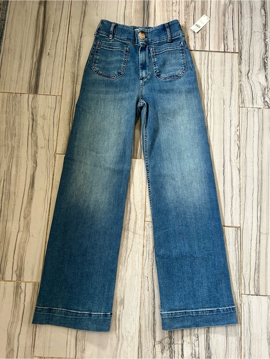 Maeve Denim - NWT Maeve Anthropologie The Colette High Rise Wide Legs Stretch Jeans Size 23T